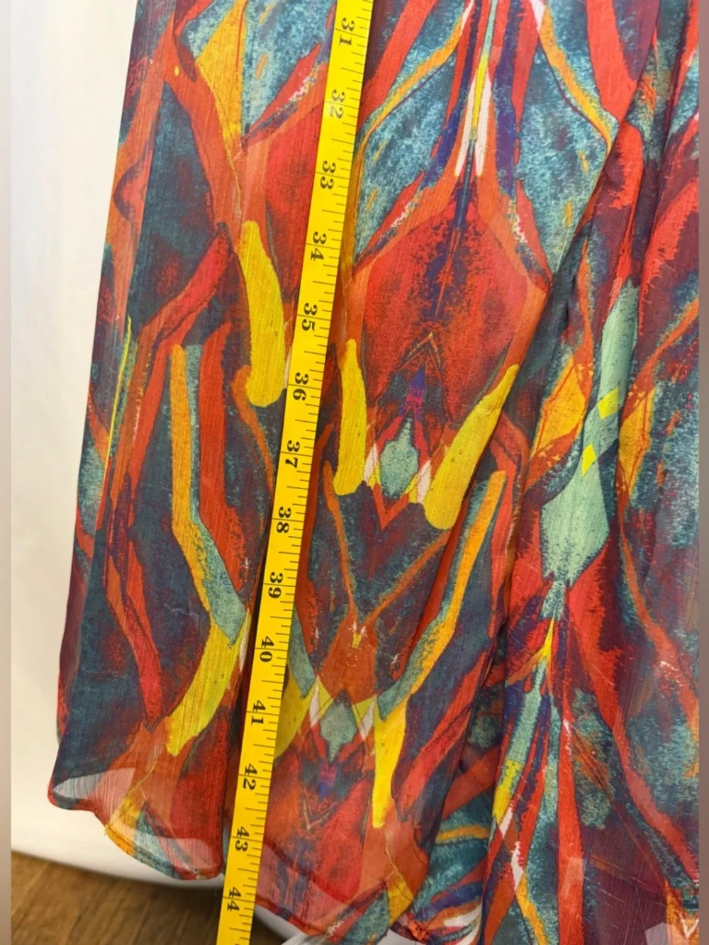 Alice + Olivia Miabella Maxi Skirt Size 6 sheer lightweight euc - Picture 6 of 9